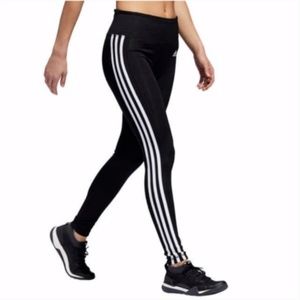 New Adidas Ladies' 3 Stripe Active Leggings